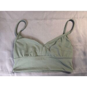 Lululemon Align Sweetheart Bra A/B Cup Size 4 Green Light Support Sports